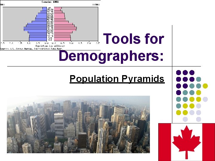 Tools for Demographers: Population Pyramids Tools for Demographers: Population Pyramids