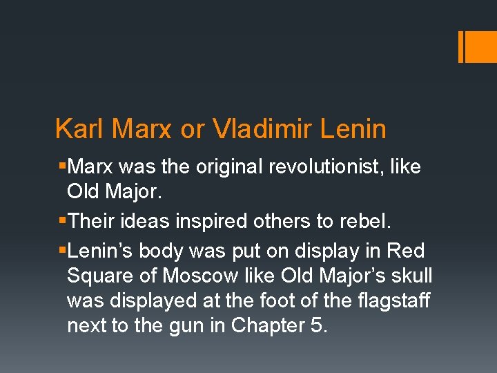 Animal Farm Chapters 1 5 Review Question Who