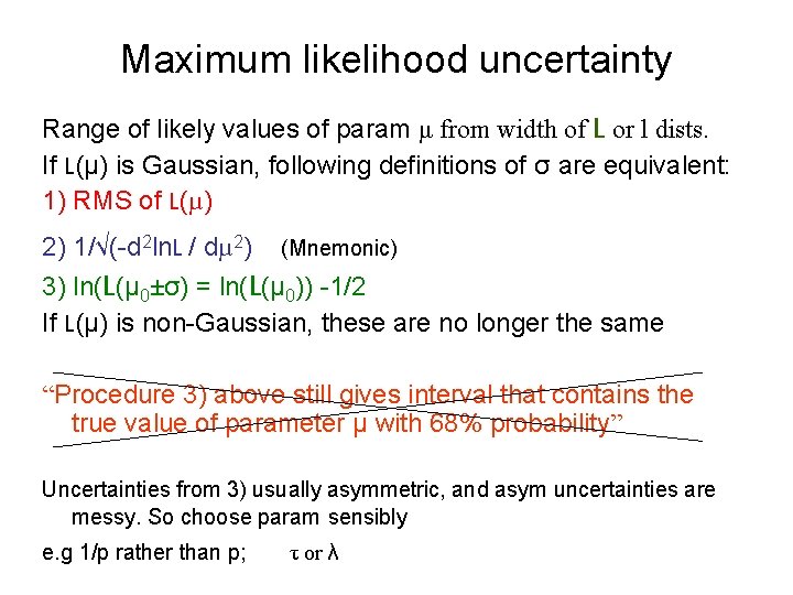 Likelihoods 1 Introduction 2 Dos Donts Louis Lyons
