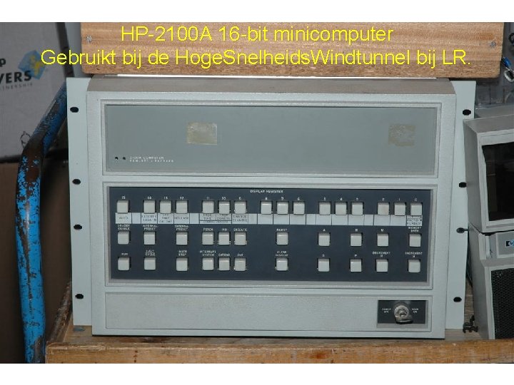 HP-2100 A 16 -bit minicomputer Gebruikt bij de Hoge. Snelheids. Windtunnel bij LR. 