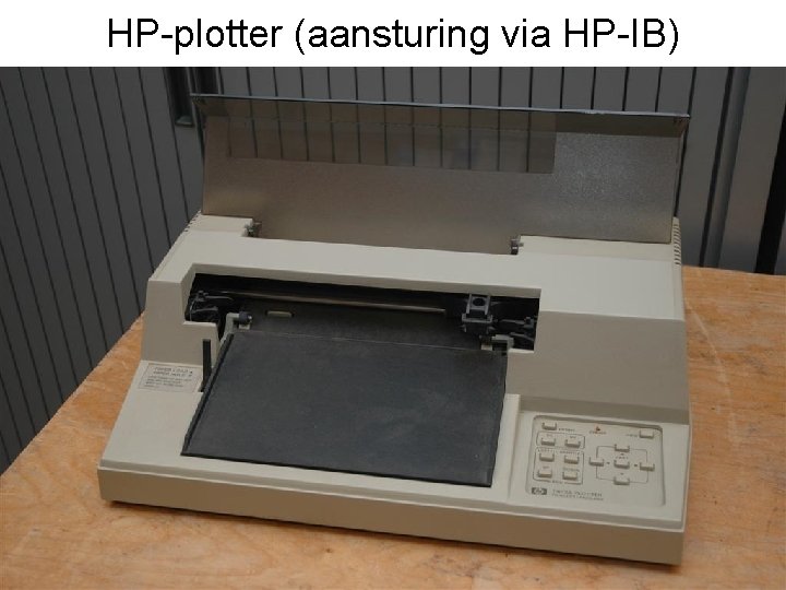 HP-plotter (aansturing via HP-IB) 