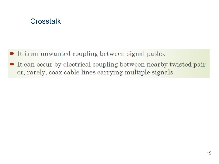 Crosstalk 19 Crosstalk 19