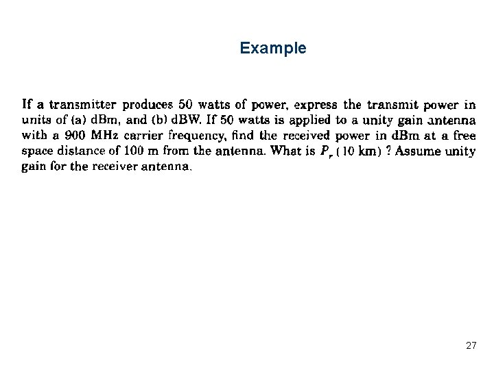 Example 27 Example 27