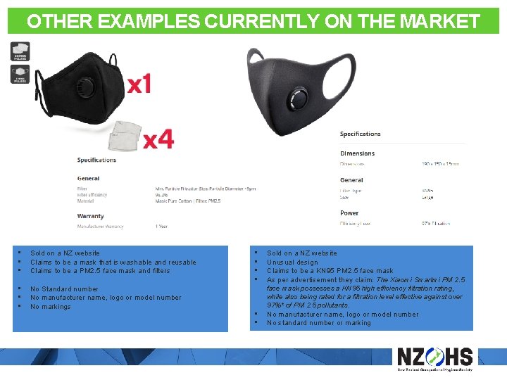OTHER EXAMPLES CURRENTLY ON THE MARKET • • • Sold on a NZ website