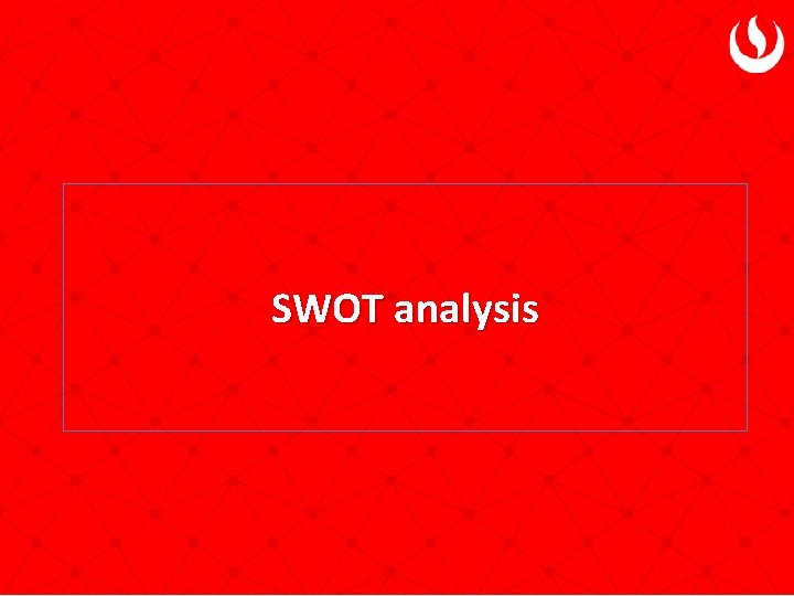 SWOT analysis 
