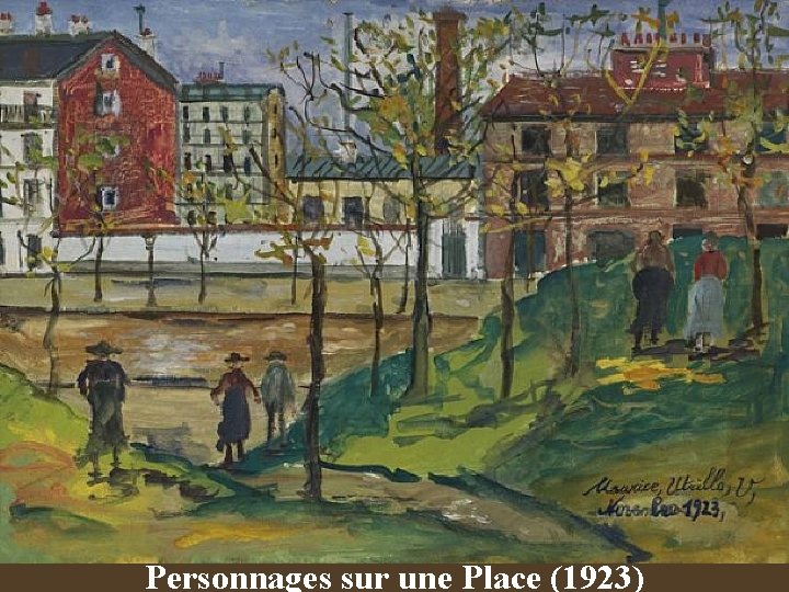 Personnages sur une Place (1923) 