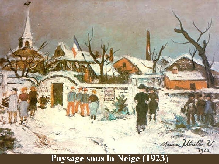 Paysage sous la Neige (1923) 