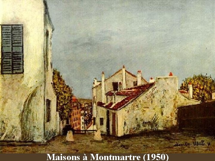 Maisons à Montmartre (1950) 