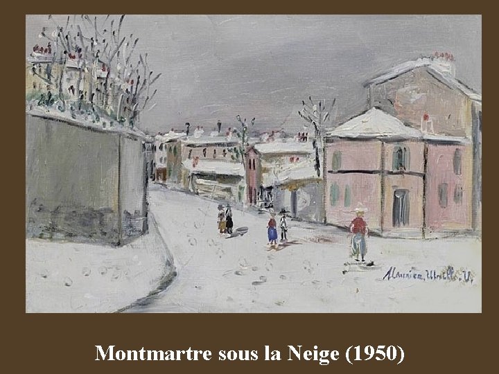 Montmartre sous la Neige (1950) 