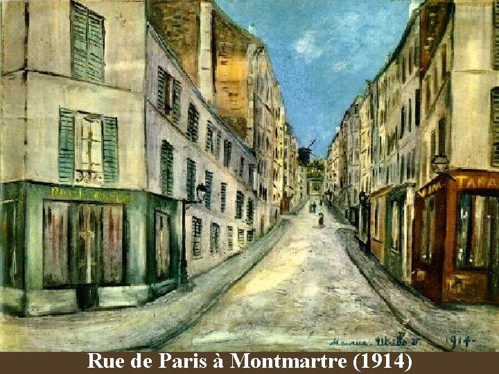 Rue de Paris à Montmartre (1914) 