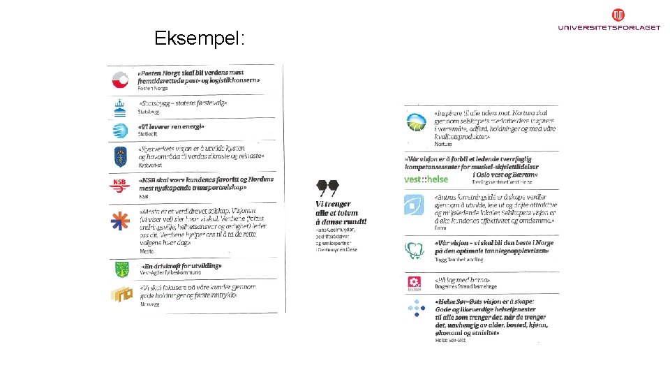 Eksempel: 