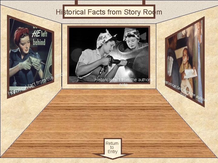 Historical Facts from Story Room 3 m His a toric t fro c a