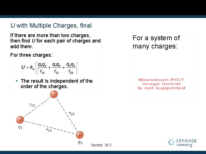 U with Multiple Charges, final If there are more than two charges, then find