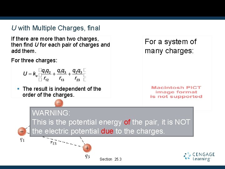 U with Multiple Charges, final If there are more than two charges, then find