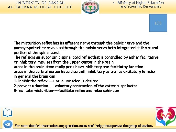 UNIVERSITY OF BASRAH AL-ZAHRAA MEDICAL COLLEGE • Ministry of higher Education and Scientific Researches