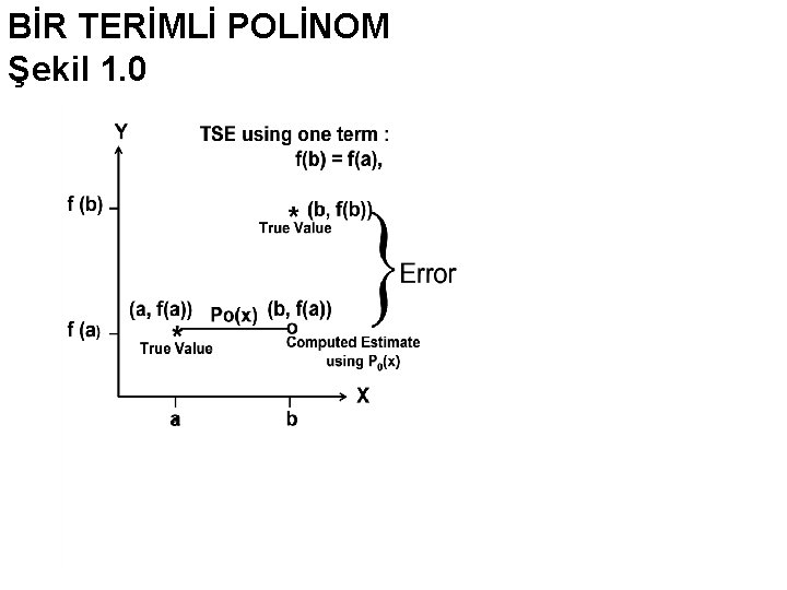 BİR TERİMLİ POLİNOM Şekil 1. 0 