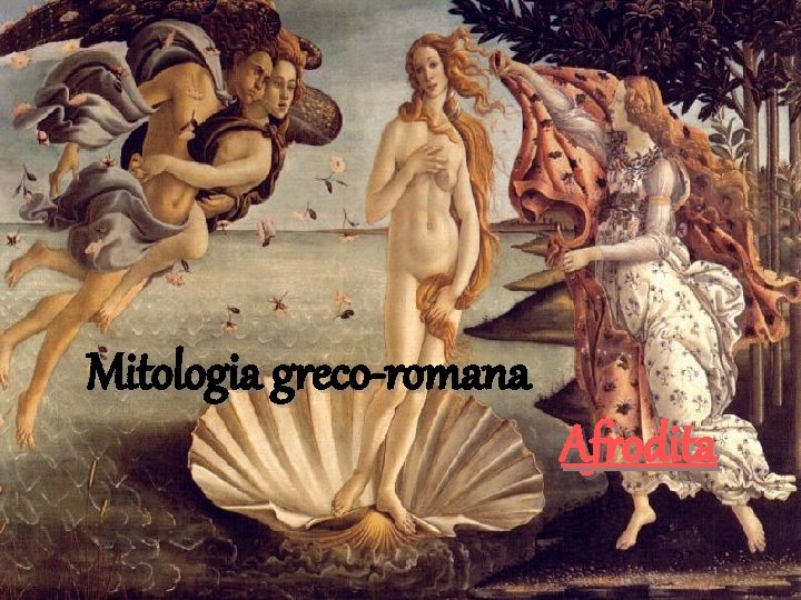 Mitologia greco-romana Afrodita 