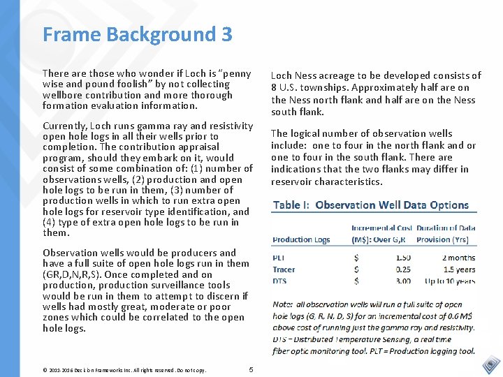 Frame Background 3 There are those who wonder if Loch is “penny wise and