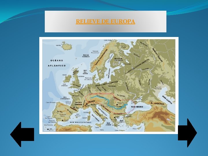 RELIEVE DE EUROPA 