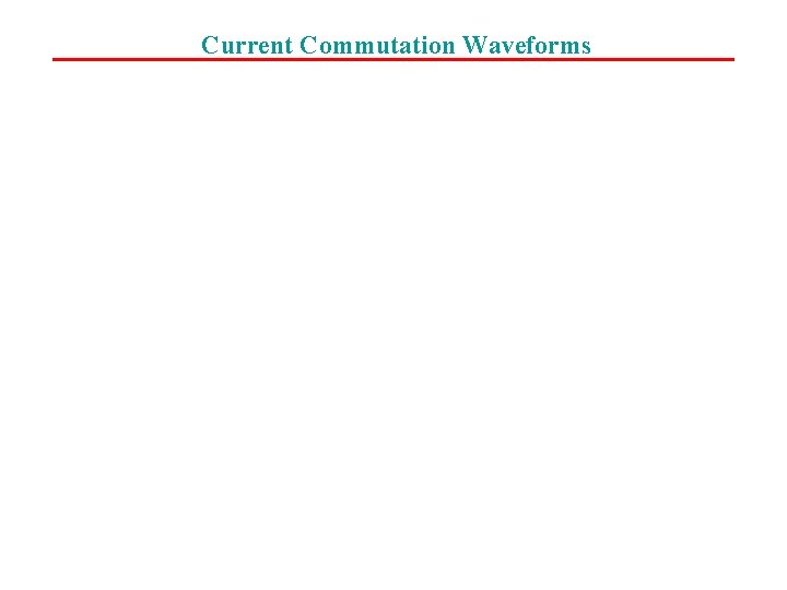 Current Commutation Waveforms 5 -13 
