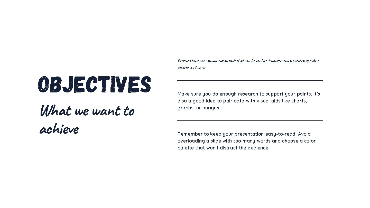 Presentations are communication tools that can be used as demonstrations, lectures, speeches, Objectives What Presentations are communication tools that can be used as demonstrations, lectures, speeches, Objectives What