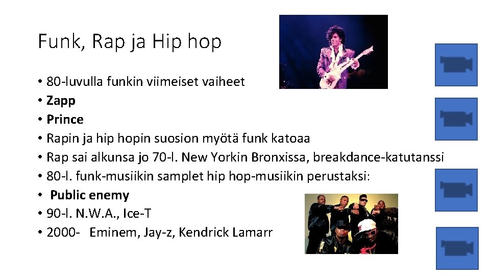 Funk, Rap ja Hip hop • 80 -luvulla funkin viimeiset vaiheet • Zapp •