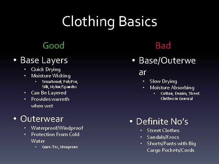 Clothing Basics Good • Base Layers • Quick Drying • Moisture Wicking • Smartwool, Clothing Basics Good • Base Layers • Quick Drying • Moisture Wicking • Smartwool,