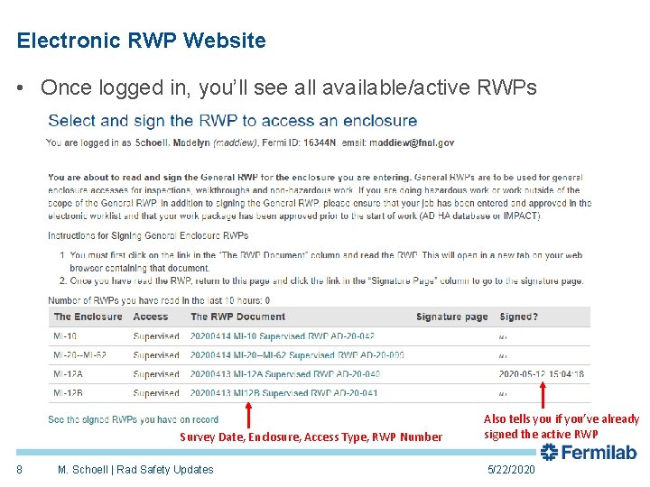 Down Points Rwp Electronic Signatures for Supervised Access RWPs Other Rad