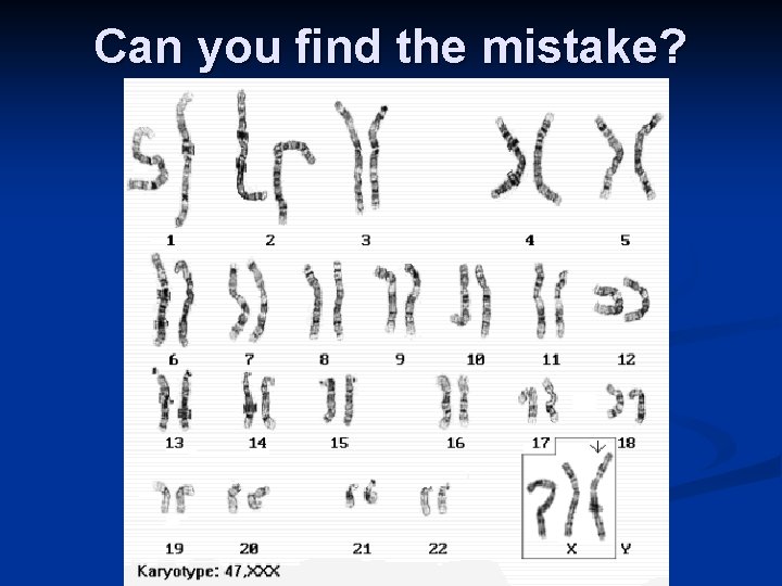 Can you find the mistake? 