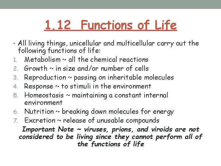 TOPIC 1 CELL BIOLOGY TOPIC 1 1 Introduction