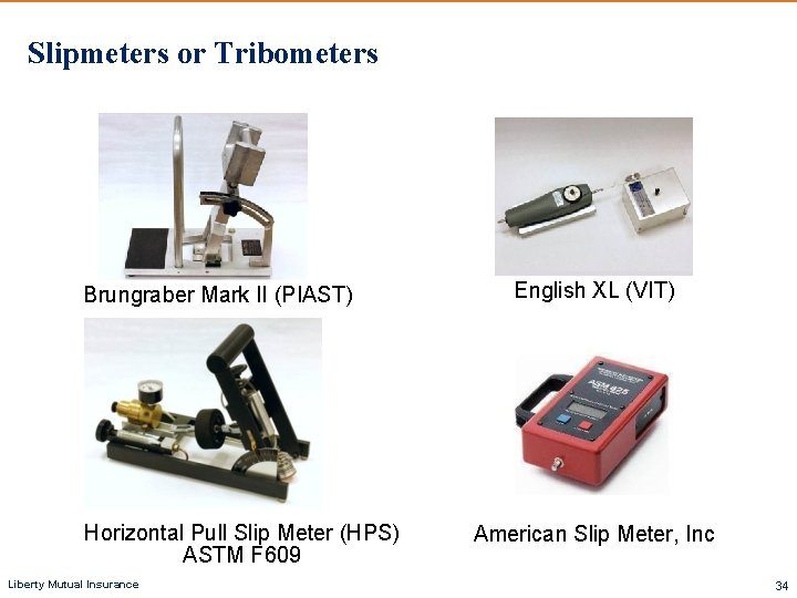 Slipmeters or Tribometers Brungraber Mark II (PIAST) Horizontal Pull Slip Meter (HPS) ASTM F