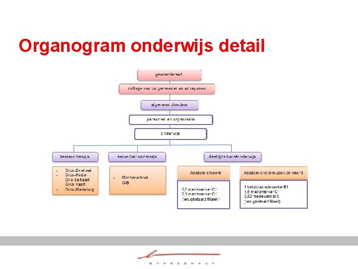 Organogram onderwijs detail 