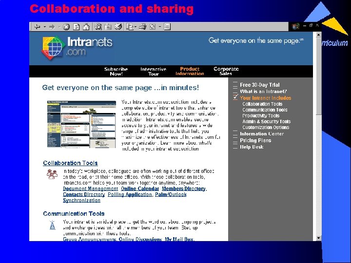 Collaboration and sharing 
