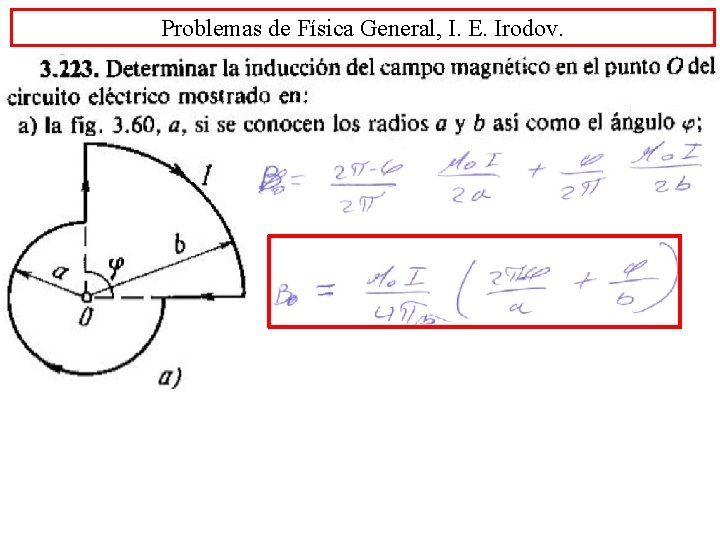 Problemas de Física General, I. E. Irodov. 