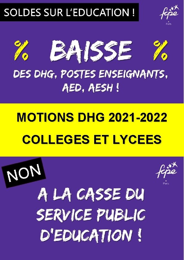 MOTIONS DHG 2021 -2022 COLLEGES ET LYCEES 