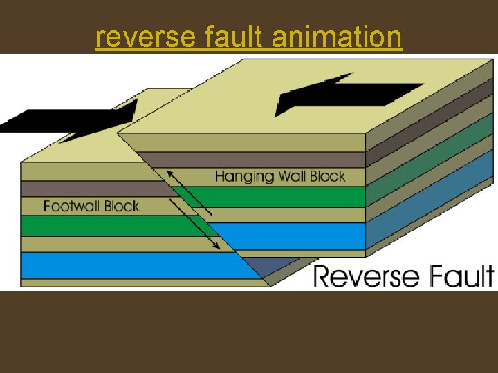 reverse fault animation 