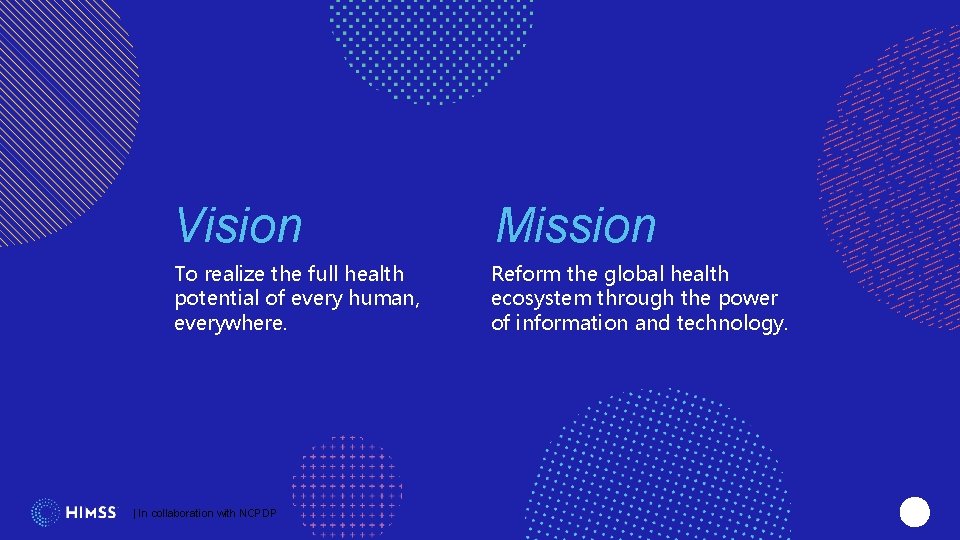An Evolution in Standards Supporting Specialty Medication Workflow Vision Mission To realize the full
