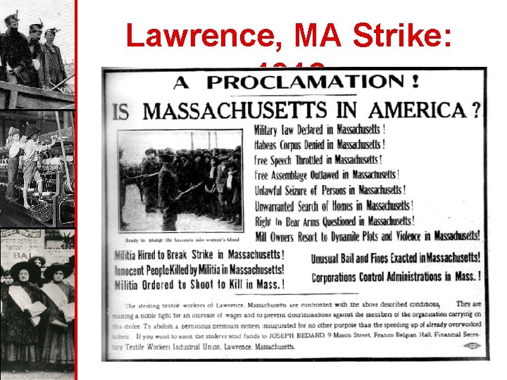 Lawrence, MA Strike: 1912 