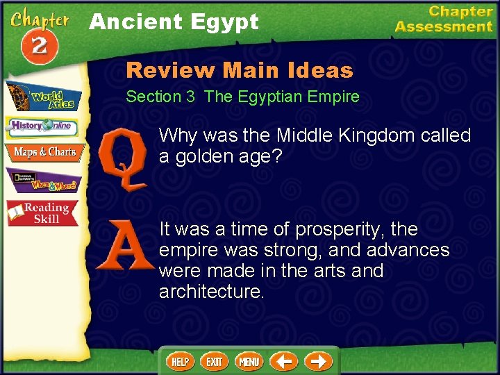 Ancient Egypt Review Main Ideas Section 3 The Egyptian Empire Why was the Middle