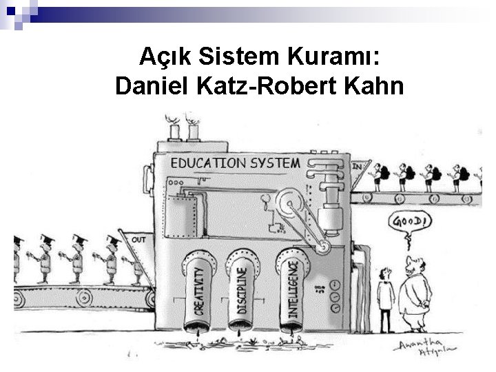 Açık Sistem Kuramı: Daniel Katz-Robert Kahn 