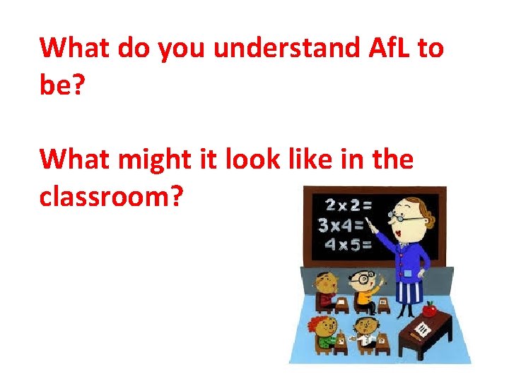 What do you understand Af. L to be? What might it look like in