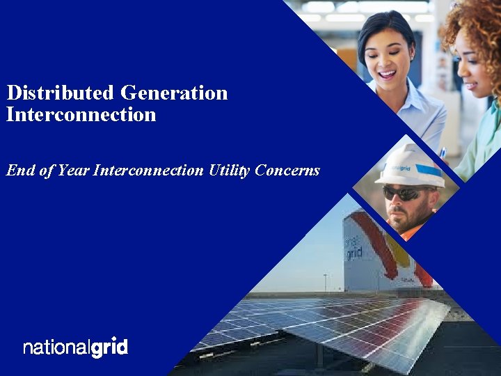 Distributed Generation Interconnection End of Year Interconnection Utility Concerns 