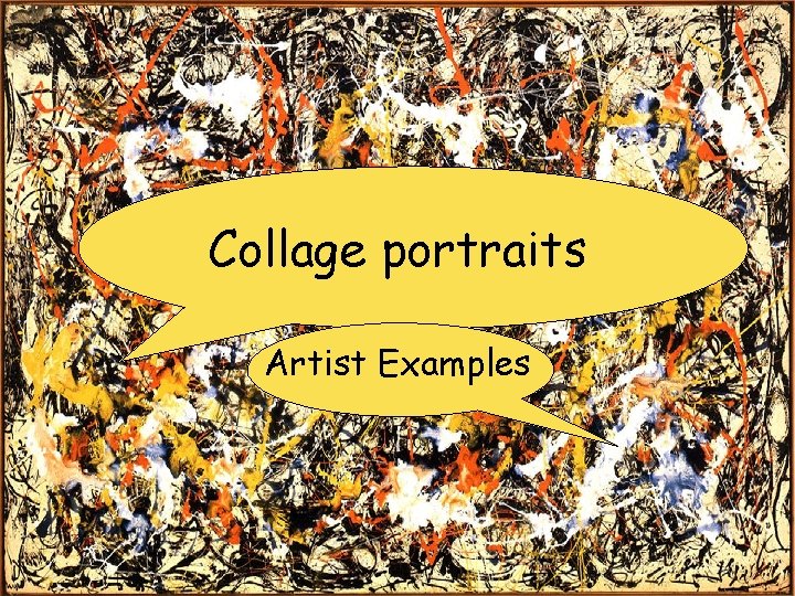 Collage portraits Artist Examples 