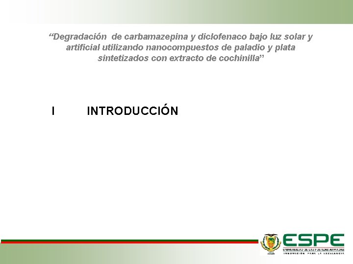 “Degradación de carbamazepina y diclofenaco bajo luz solar y artificial utilizando nanocompuestos de paladio