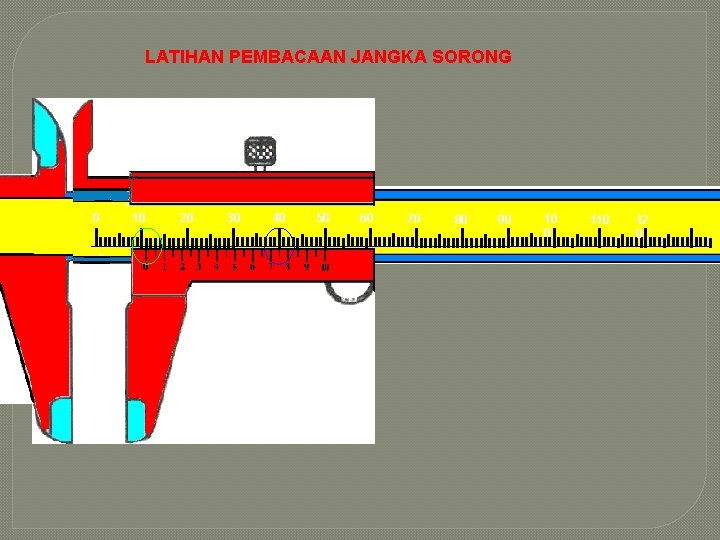 LATIHAN PEMBACAAN JANGKA SORONG 0 10 20 30 40 50 60 70 80 90