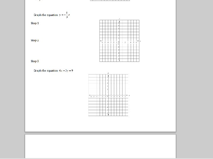 Using Slopes and Intercepts 