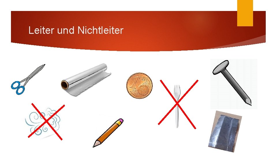 Leiter und Nichtleiter 