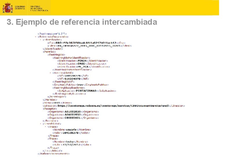 3. Ejemplo de referencia intercambiada 