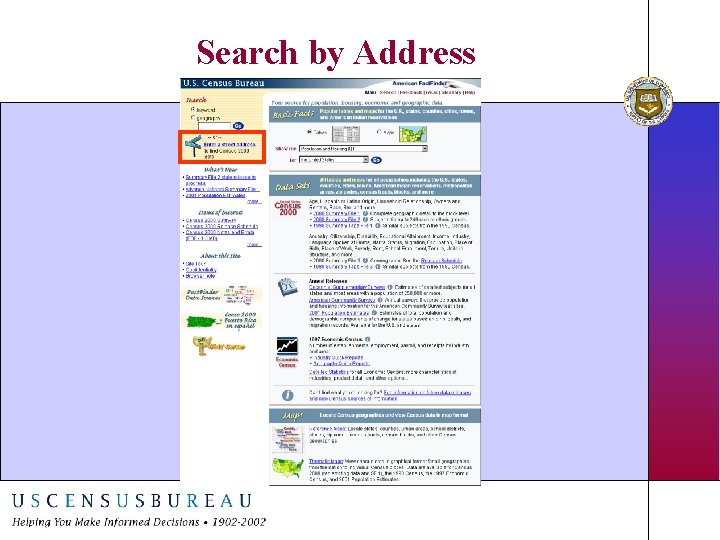 Search by Address 