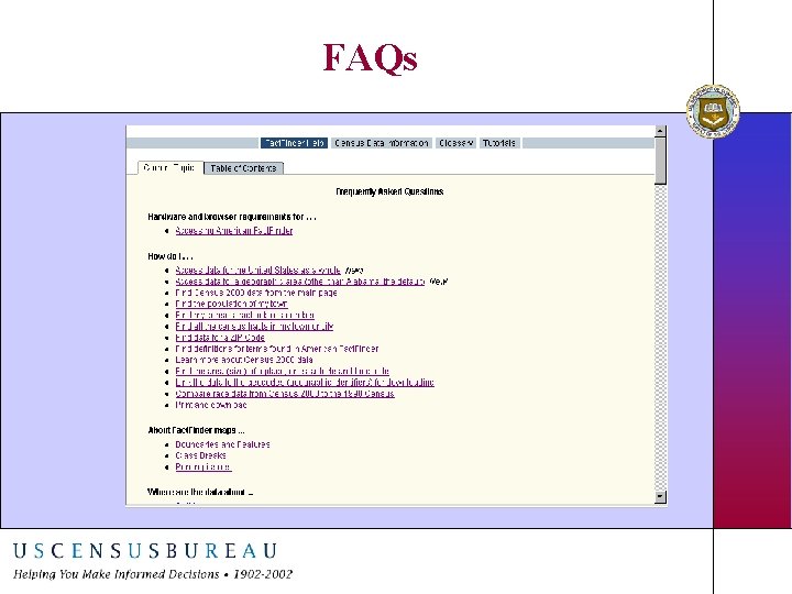 FAQs 